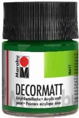 Produktbild von Decormatt Acryl - Olivgrün 065 50 ml. Packung mit 6 Stück