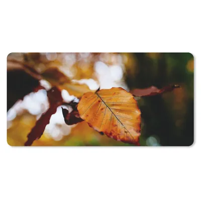 Produktbild von MuchoWow® Schreibtischunterlage Buche - Herbst - Laub 80x40 cm - XXL Mauspad - Gaming Mauspad