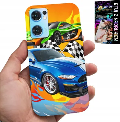 Obrázok produktu pre Puzdro pre Oppo Reno7 5G - pre deti, pretekárske autá
