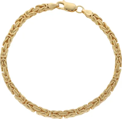 Produktbild von Armband Smart Jewel Königskette, massiv, Silber 925 vergoldet Vergoldet 23 cm