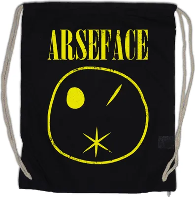 Produktbild von Urban Backwoods Arseface, Turnbeutel, Farbe: Schwarz