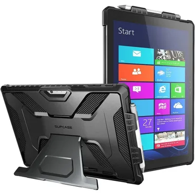 Obrázek produktu pro Ochranné pouzdro pro Surface Pro 7 Plus/7/6/5/4/LTE se stojánkem a držákem pro stylus, černá barva