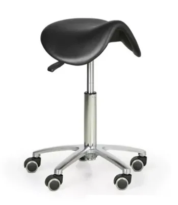 Produktbild von Sattelstuhl. Satteldrehhocker Hocker Drehhocker. schwarz Sattel ICO