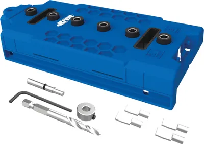 Immagine prodotto di Kreg LR32 Dima di foratura 32 mm blu + punta da 5 mm ( KMA3232-INT )