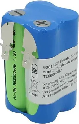 Produktbild von Einsatz für Werkzeugakku NiMH 4,8V 2200mAh zum Selbsteinbau ersetzt Makita TL00000012