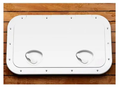 Produktbild von Weißes wasserdichtes Sportello mm 600x355 für Boote