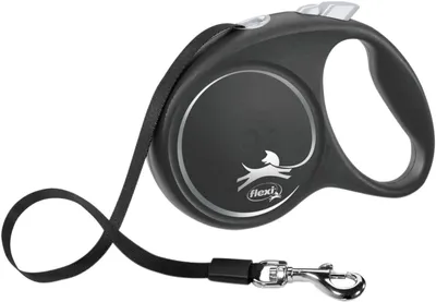 Produktbild von flexi BLACK DESIGN, Gurt, L: 5 m, schwarz