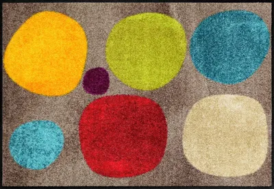 Produktbild von Efia Broken Dots colourful Impulsive Impressions Fußmatte, 50 x 75 cm