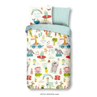 Zdjęcie produktu dla Muller Textiles 6932.99.01, Koc do nakrycia w zestawie, Poszewka na poduszkę dołączona