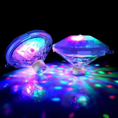 Produktbild von LED Pool- & Badewannenlicht, schwimmend, RGB Farbwechsel, Dekoratives Wasserlicht 10,7cm