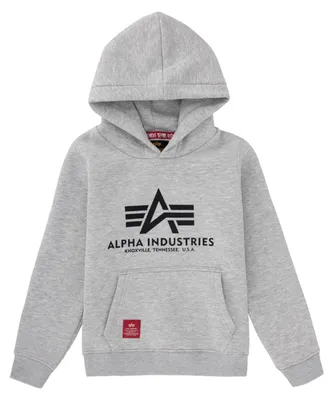 Produktbild von Alpha Industries Uni Kinder Basic Hoody Kids/Teens Für Kapuzenpullover, Grey