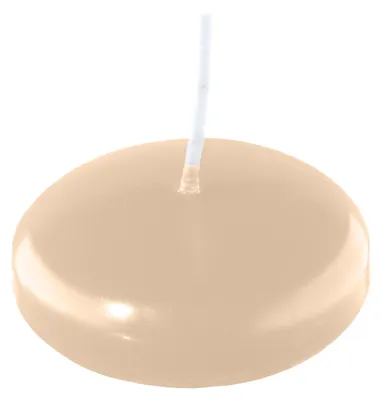 Produktbild von Schwimmkerzen Champagner 24 x Ø 60 mm, 20 Stück