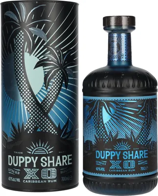 Image de Duppy Share XO Caribbean Rum 40% Vol. 0,7l en boîte cadeau