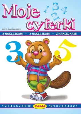 Image de Kolorowanka edukacyjna Moje cyferki z naklejkami Mariola Budek