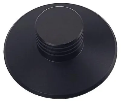 Immagine prodotto di Stabilizzatore di peso leggero - Alluminio - Stabilizzatore per dischi - LP, vinile - Lettore CD - Riduce le vibrazioni - Peso per dischi