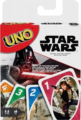 Produktbild von Mattel Games UNO Star Wars, Kartenspiel, Gesellschaftsspiel, Familienspiel