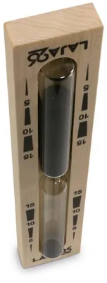 Produktbild von LaJa26 Sauna Sanduhr ''Rechteck'' schwarzer Sand