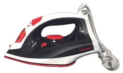 Immagine prodotto di Necchi NCL-668 ferro da stiro Ferro a vapore Piastra in Ceramica 2600 W Nero, Rosso, Bianco