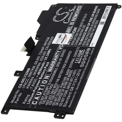 Image de Batterie compatible avec l'ordinateur portable Dell Latitude 7200 2-in-1 Latitude 12 7200 Type 09NTKM