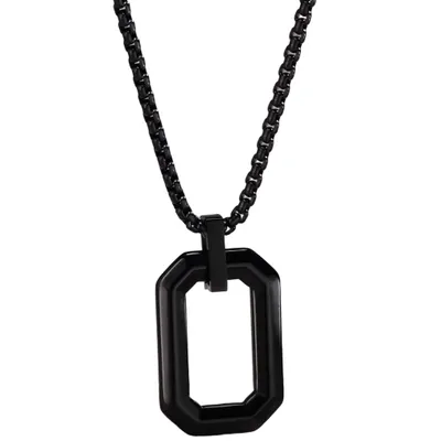 Obrázek produktu pro Náhrdelník TI-34148 - Elegantní Černý Šperk KP34148