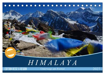 Produktbild von Himalaya (Tischkalender 2027 DIN A5 quer), CALVENDO Monatskalender