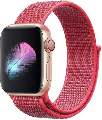 Produktbild von BStrap Nylon Armband für Apple Watch 38/40/41mm, Pink