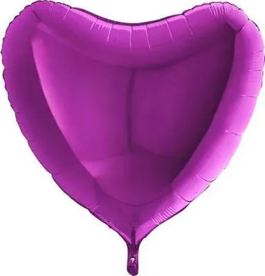 Obrázek produktu pro Nafukovací balónek fialové srdce 91 cm