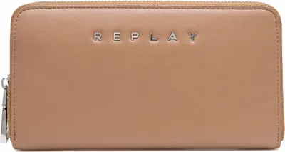 Produktbild von REPLAY Geldbörse Zip Around Wallet Dirty Pale Beige hellbraun