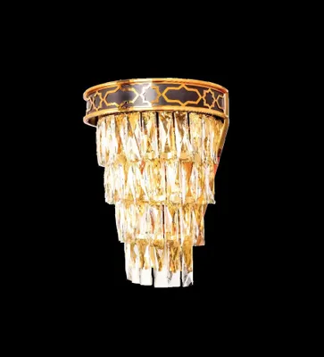 Produktbild von Wandleuchten Wandleuchte Wandlampe Lüster Wand Lampen Kristall Gold