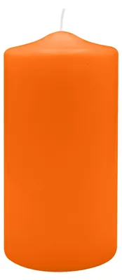 Produktbild von Spitzkopf Stumpen Kerzen Mandarin Orange 20 x Ø 10 cm, 6 Stück
