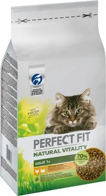 Produktbild von PERFECT FIT™ Katze Beutel Natural Vitality Adult 1+ mit Huhn und Truthahn 6kg