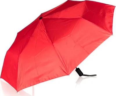 Produktbild von Regenschirm, handlich, automatisch aufklappbar 52 cm Rot