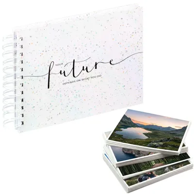 Produktbild von Hama Letterings Future     24x17 50 weiße Seiten Spiral-Alb. 3891