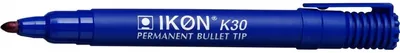 Immagine prodotto di Pennarello indelebile Hainenko Value Bullet Tip - Blu 10 pz.