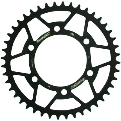 Produktbild von Stahl-Kettenrad Supersprox 520 - 44Z (schwarz) RFE-735:44-BLK|ID 100,0 LK 124,0 6-Loch