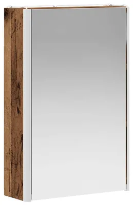 Produktbild von Badezimmerspiegelschrank Altholz 33 x 11,5 x 50 cm