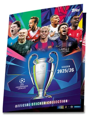 Image de Topps - Ligue des champions 2025/2026 - Autocollants à collectionner - 1 album