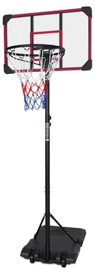 Produktbild von Höhenverstellbarer mobiler Basketballkorb 170-213cm Indoor Outdoor mit Rollen für Jugend Erwachsene