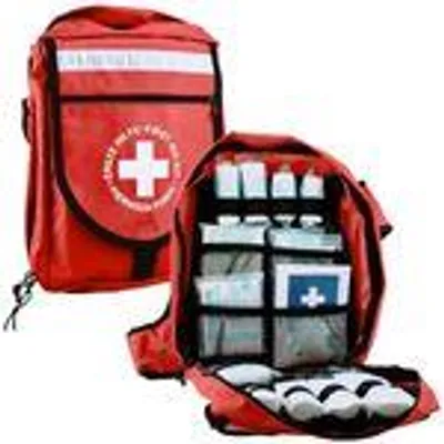 Produktbild von Leina Werke Notfallrucksack DIN 13157 Rot, wasserabweisend