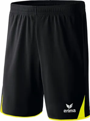 Produktbild von Erima 5-Cubes Shorts Herren - Neongelb / Schwarz  | Größe: XXL