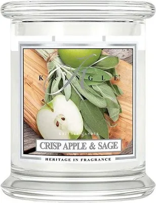 Produktbild von Kringle Candle Duftkerze Jar Medium Crisp Apple & Sage