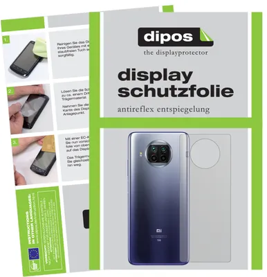 Obrázok produktu pre 2x ochrana displeja pre Xiaomi Mi 10T Lite zadná matná ochranná fólia displeja dipos