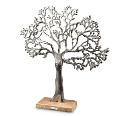 Produktbild von Formano Lebens-Baum 42 aus Alu auf Mango Holz