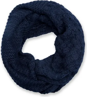 Produktbild von styleBREAKER Uni Strick Loop Schal mit Mustermix, Uni Feinstrick Schlauchschal, Winter Strickschal 01018153