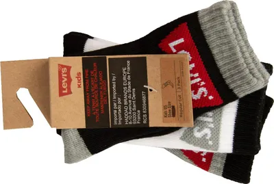 Produktbild von Baby Mädchen Socke LEVI'S 3 Paar kurze Socken Mädchen Junge mit Logo Artikel L0079, 4/5 Anni 4/5, Poliestere 97%,Elasthan 3%