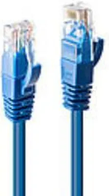 Produktbild von Lindy 48022, 10 m, Cat6, U/UTP (UTP), RJ-45, RJ-45, Blau