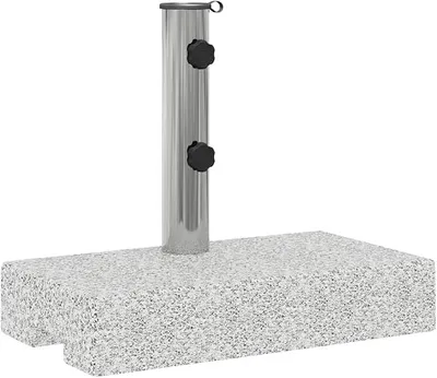 Imagen del producto de Soporte para sombrilla de granito, rectangular, 25 kg, 25 kg, 43725