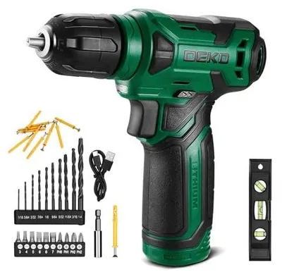 Zdjęcie produktu dla Wiertarko wkrętarka akumulatorowa 8V zestaw 42 akcesoria DIY