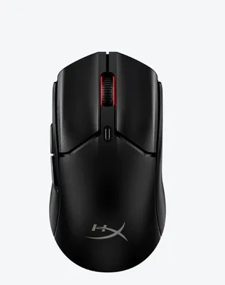 Zdjęcie produktu dla HyperX Pulsefire Haste 2 Mini – bezprzewodowa mysz dla graczy (czarna), Oburęczny, Optyczny, RF Wireless + Bluetooth + USB Type-A, 26000 DPI, Czarny
