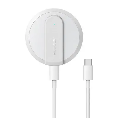 Image de Joyroom Jr-A28 Chargeur magnétique à induction, ultra-mince, 15W (blanc)